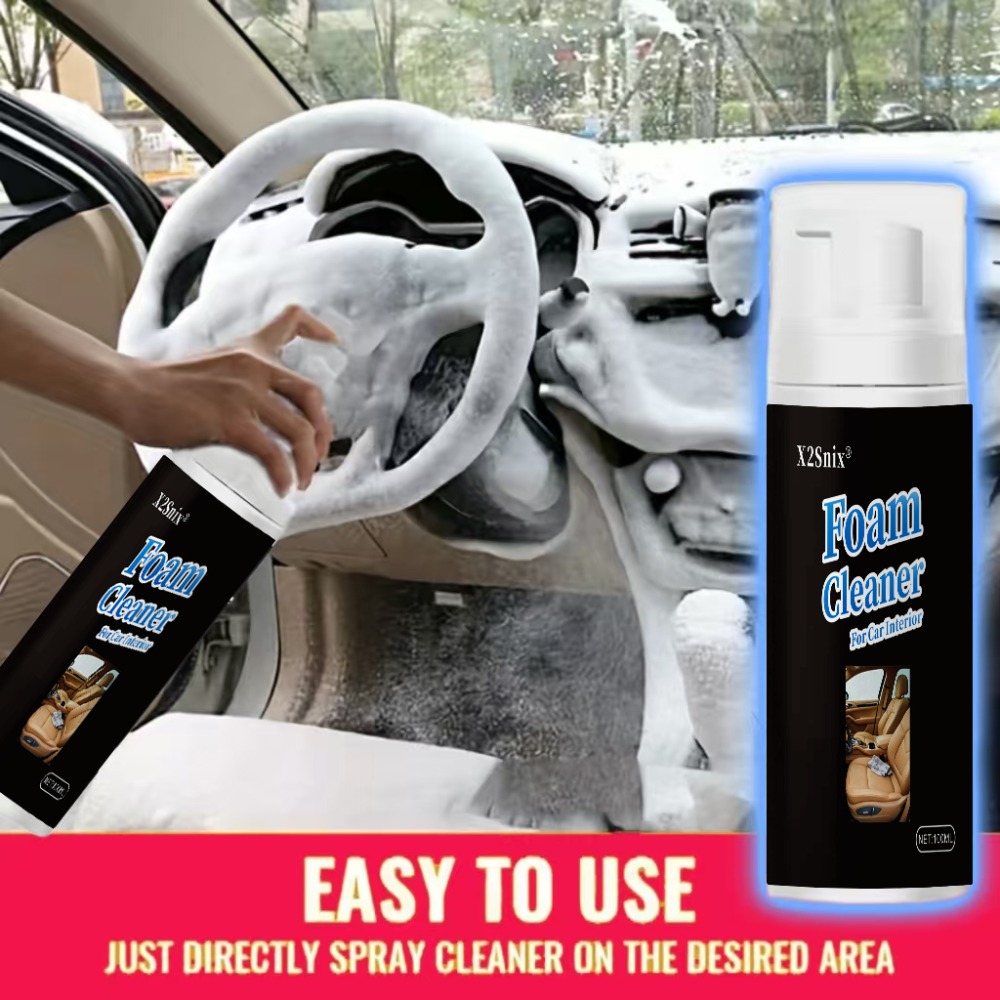 Leather Cleaner Interior - Nuevo Limpiador de Espuma Multifuncional para